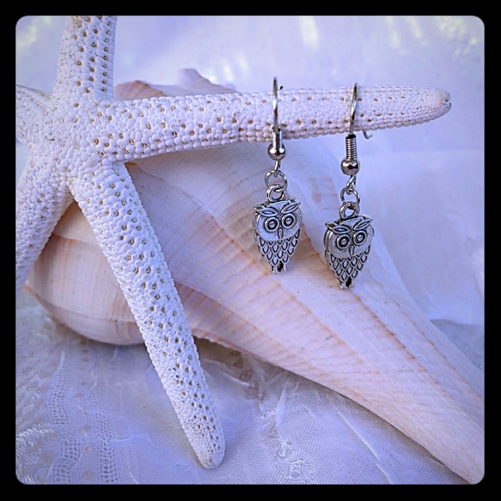 NEW Handmade Owl Earrings